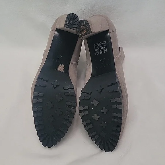 All Saints Grey And Black Ankle Boots Size 38
